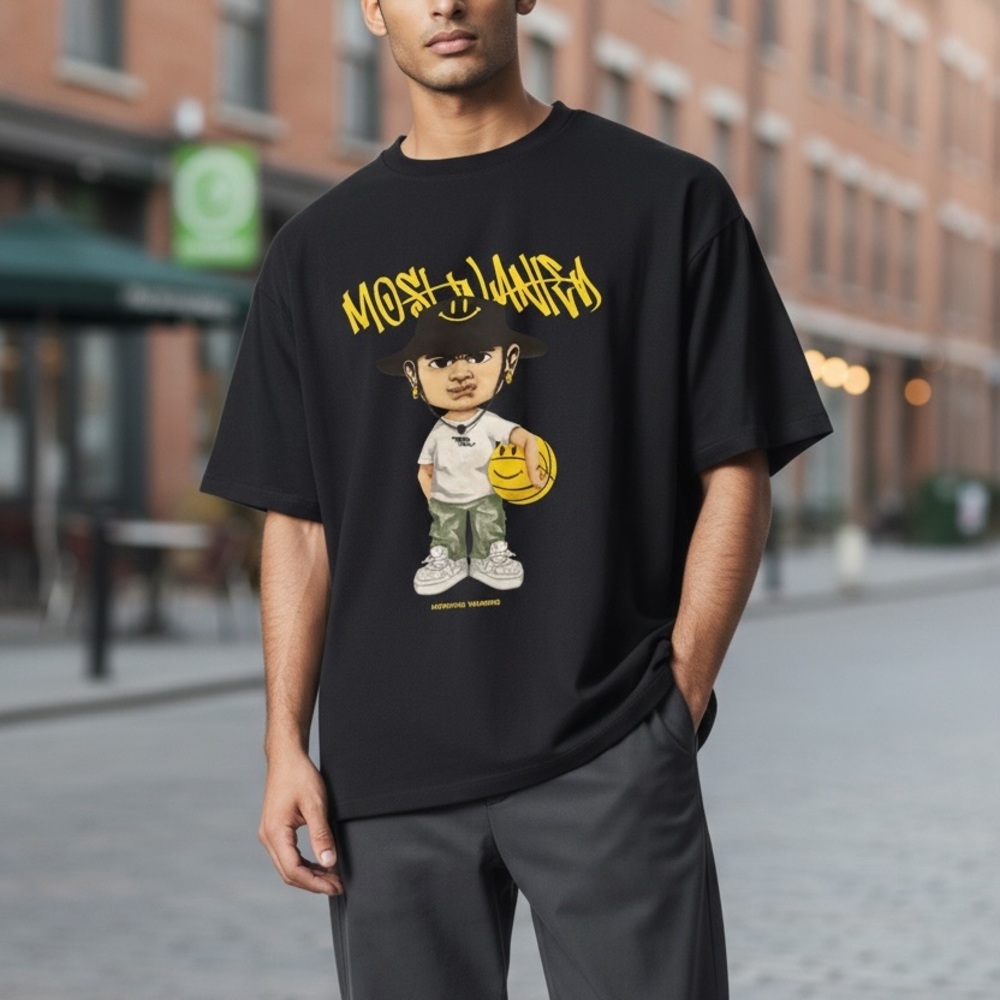 Black Graphic T-Shirt